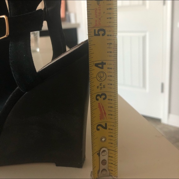 Black Aldo Wedges size 8.5 fits 8 - 8.5 - Picture 5 of 5